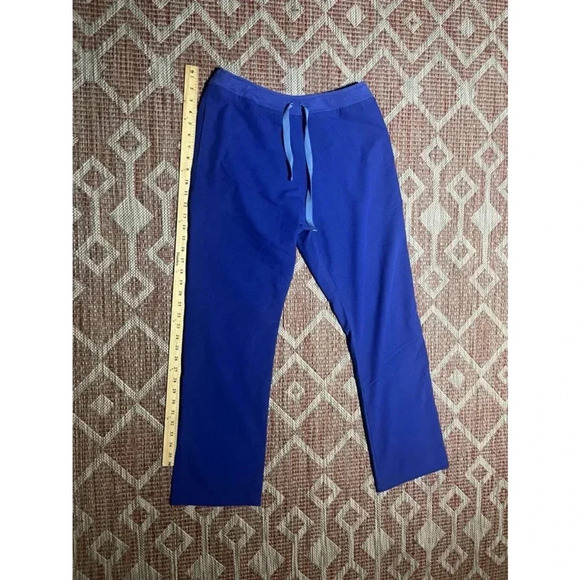 Figs Threads for Threads Blue Nursing Drawstring Pants Size Small - Picture 2 of 5
